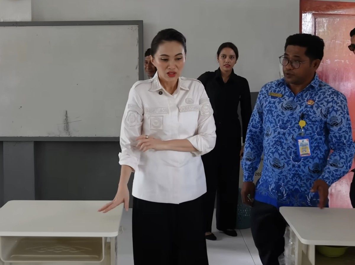 Gubernur Maluku Utara Tegur Kepala Sekolah SMA Negeri 1 Halteng atas Kondisi Sekolah