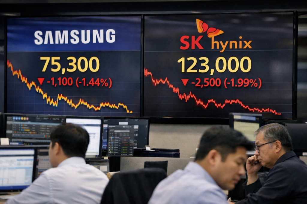 Aksi Jual Saham Chip Seret Indeks KOSPI Korea Selatan Merosot