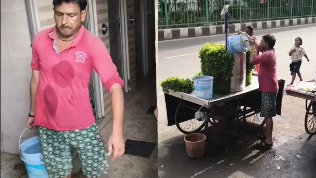 Pedagang Minuman di India Gunakan Air Toilet Umum