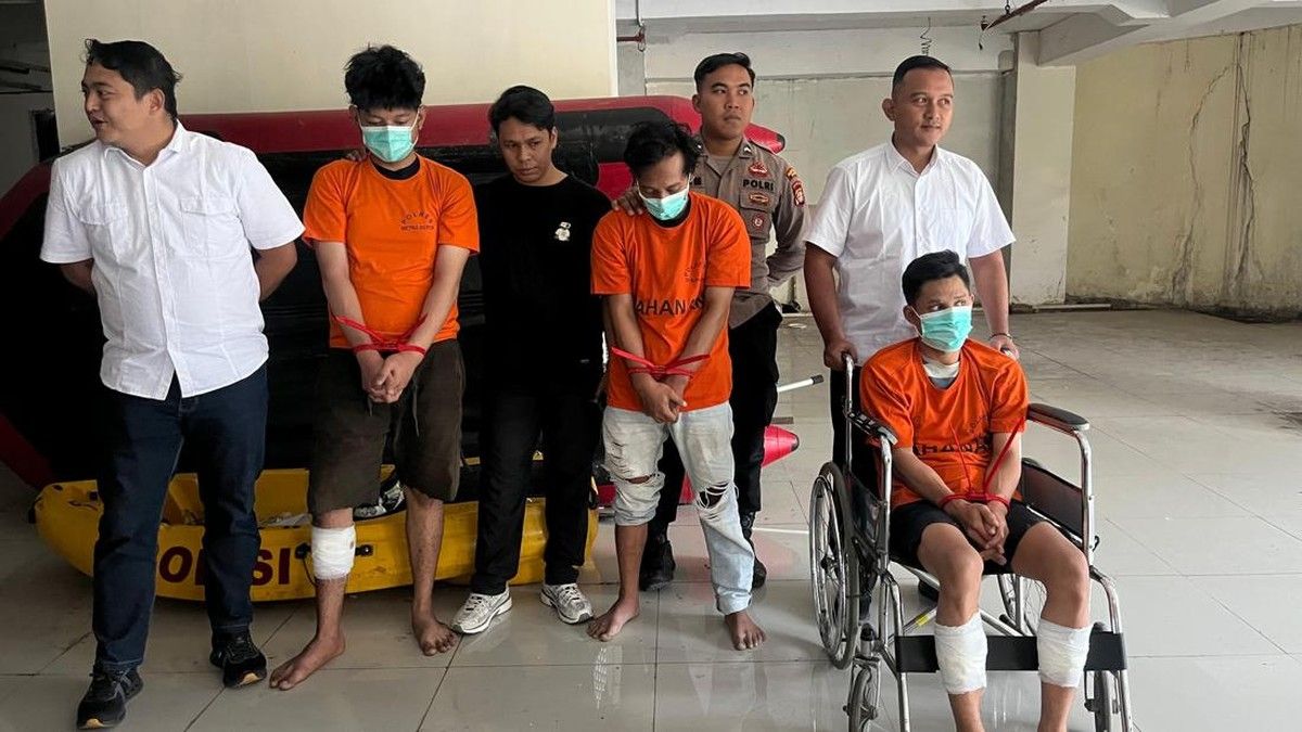 Polres Metro Depok Tangkap Tiga Pelaku Begal Moda Aplikasi Hornet