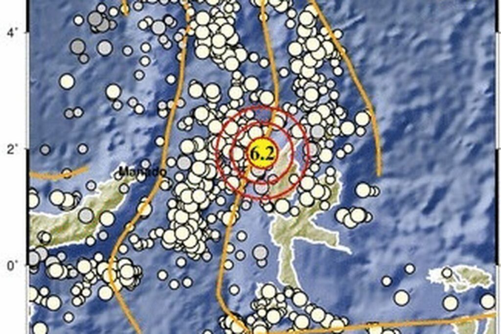 Gempa Magnitudo 6,2 Guncang Pulau Doi Maluku Utara Tidak Berpotensi Tsunami
