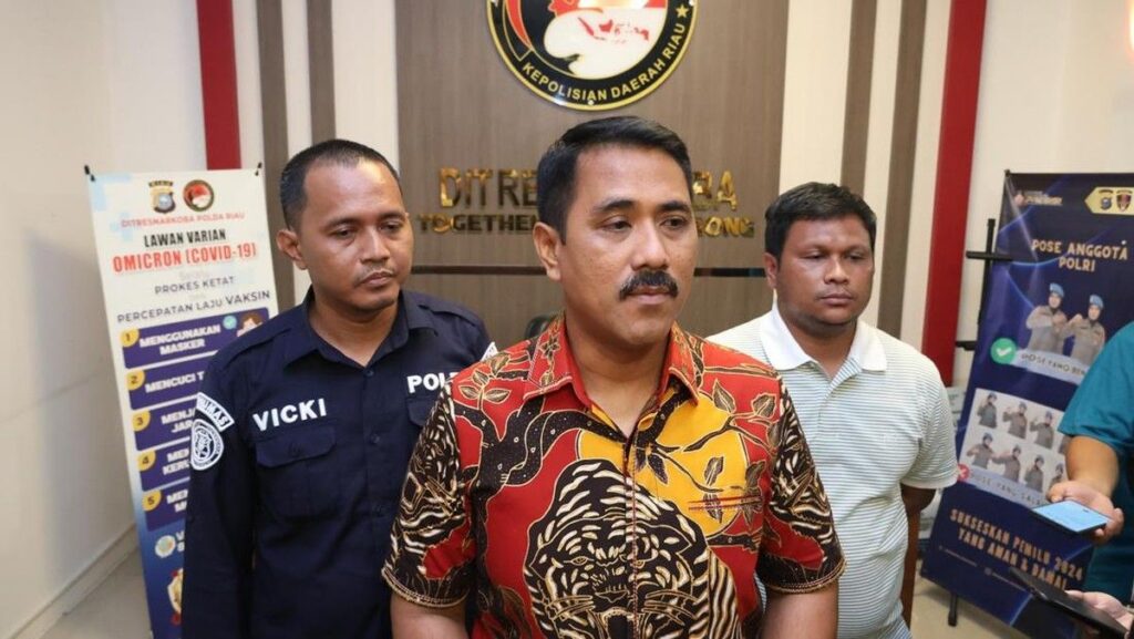 Bandar Narkoba Pekanbaru Serang Polisi Menggunakan Cutter
