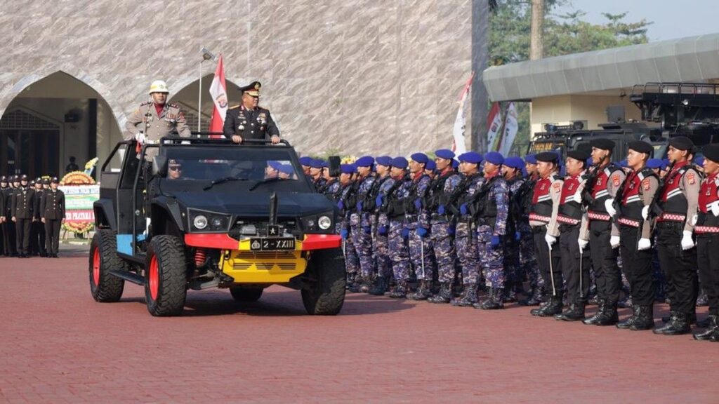Presiden Prabowo Anugerahkan Tanda Kehormatan Nugraha Sakanti kepada Polda Banten