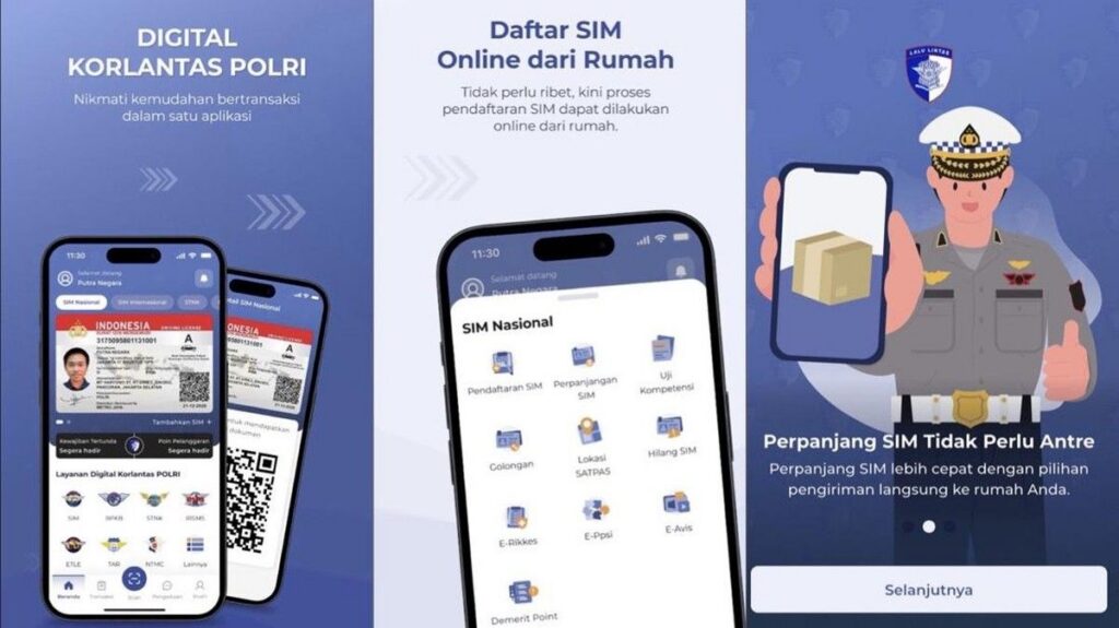 Aplikasi Digital Korlantas Polri Jadi Solusi Mengatasi SIM Tertinggal