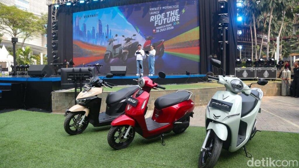 VinFast Mulai Distribusi Motor Listrik di Indonesia Bulan Juli