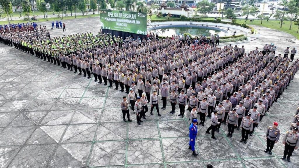 Polda Riau Terjunkan Ribuan Personel Amankan Riau Bhayangkara Run 2026