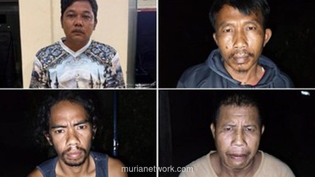 Polisi Tangkap Empat Pembunuh Tapir di Mesuji Lampung