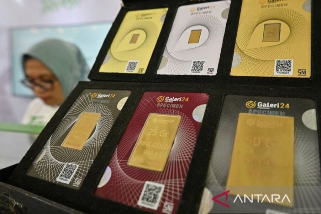Pegadaian Naikkan Harga Emas Galeri24 Antam dan UBS