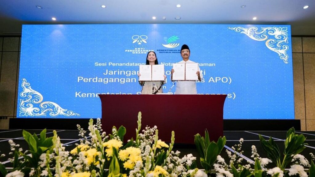 Kemensos dan Jarnas Anti TPPO Sepakati Kerjasama Penanganan Korban