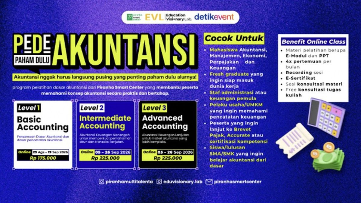 PSC dan EVL Buka Kelas Akuntansi Online Tiga Level