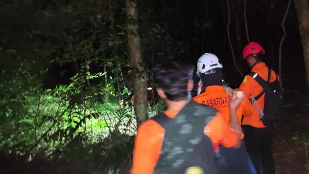 Tim SAR Evakuasi Pendaki Cedera di Gunung Rinjani Lombok Timur