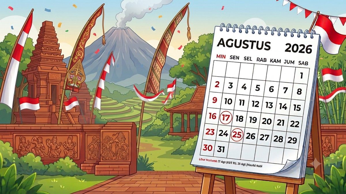 Pemerintah Tetapkan Libur Nasional Agustus 2026 Tanpa Cuti Bersama