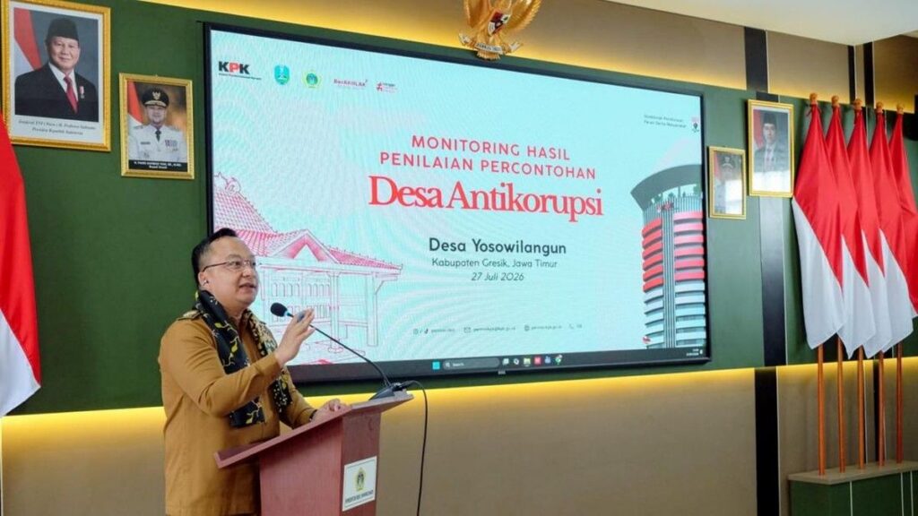 Pemkab Gresik Gelar Monitoring Desa Antikorupsi di Yosowilangun