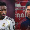 Real Madrid Tegaskan Vinicius Junior Tidak Dijual ke Arsenal