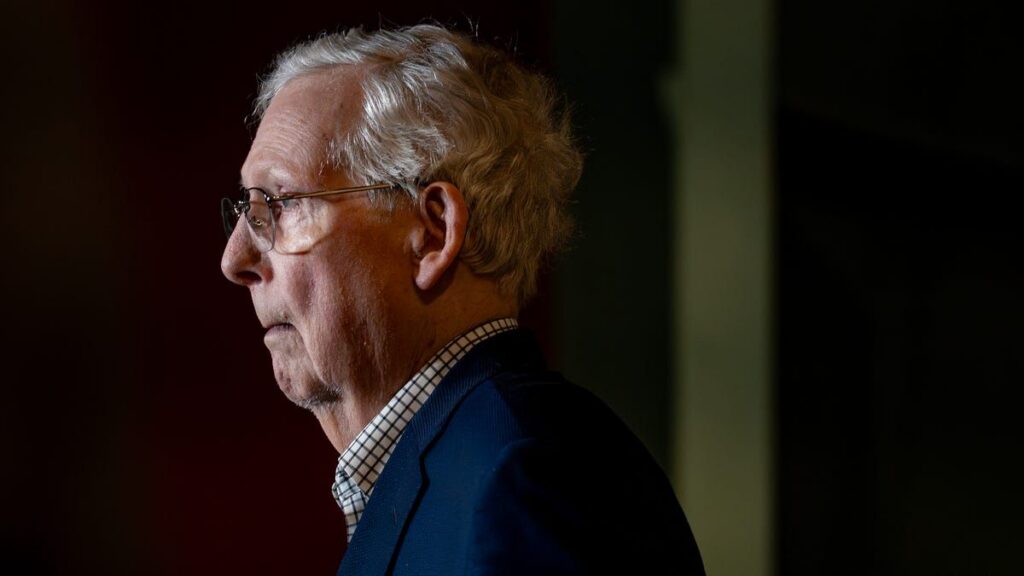 Ketidakhadiran McConnell Macetkan Pemungutan Suara Senat AS
