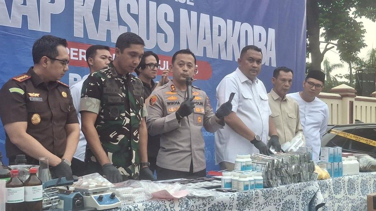 Polres Bogor Amankan 95 Tersangka Kasus Narkoba
