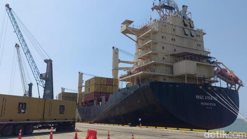 MSC Aria III Bersandar di Pelabuhan Patimban Tandai Babak Baru Logistik Global
