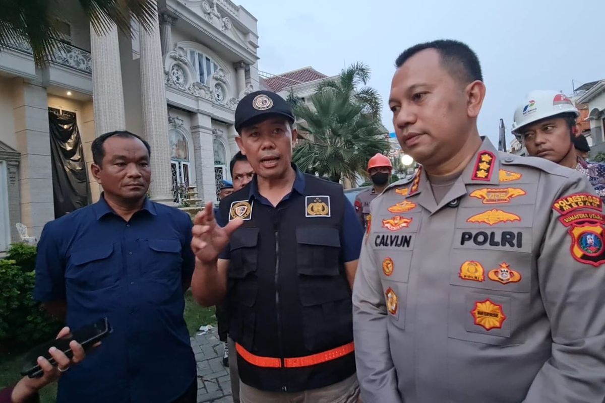 Polisi Temukan Bukti Ledakan Rumah Mewah di Medan Akibat Metana