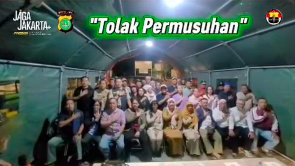 Warga Pegangsaan Sepakat Deklarasi Tolak Permusuhan Pasca-Bentrokan