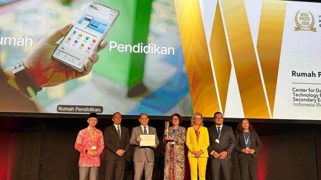 Rumah Pendidikan Kemendikdasmen Raih Juara Pertama WSIS Prizes 2026