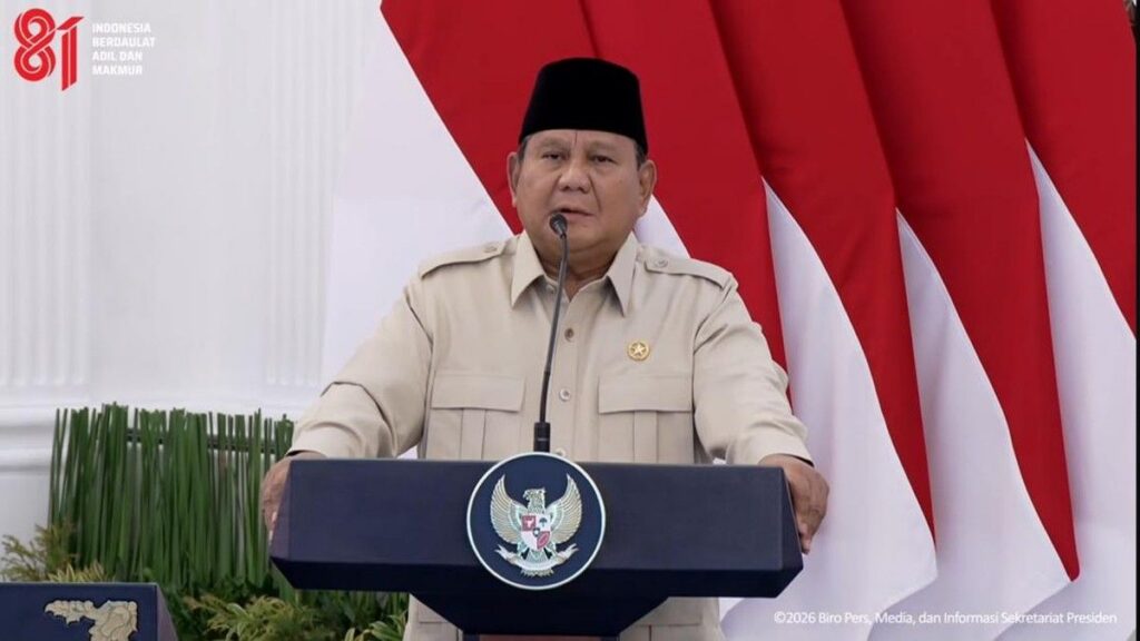 Prabowo Subianto Resmikan Proyek LNG Abadi Masela secara Virtual