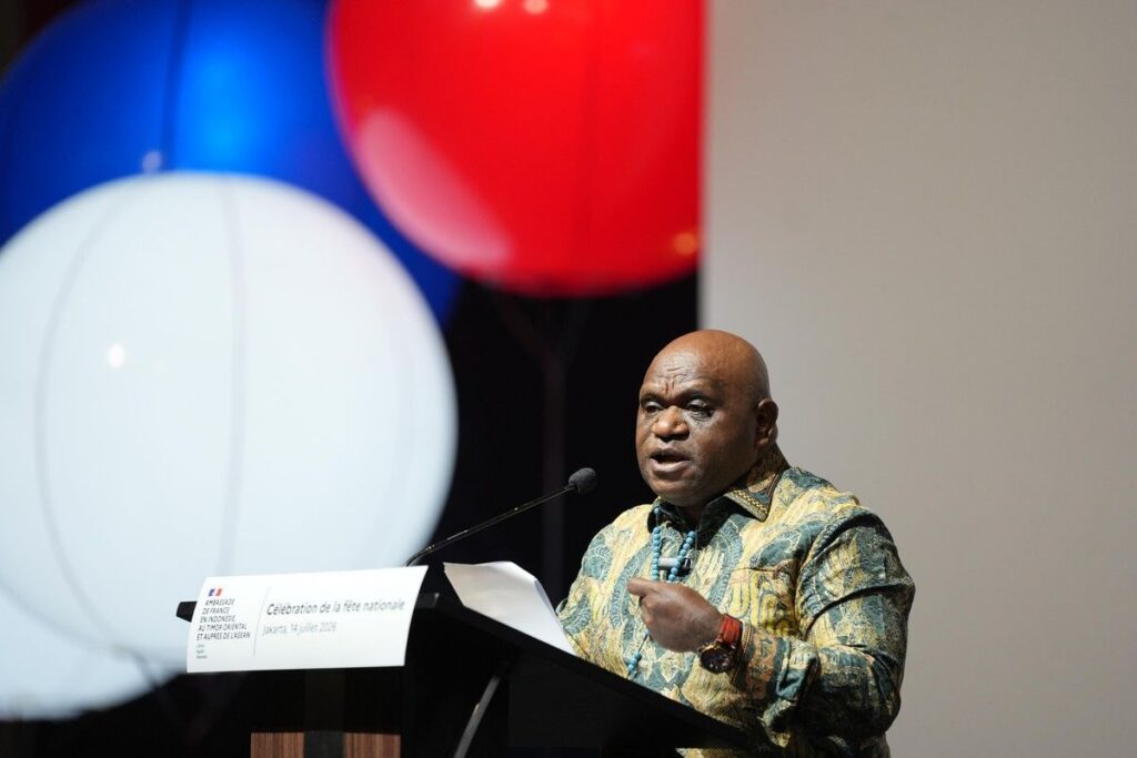 Natalius Pigai Hadiri Resepsi Diplomatik Bastille Day Prancis di Jakarta