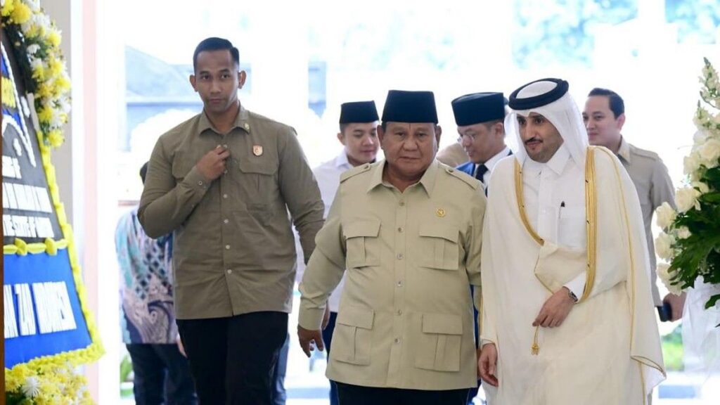 Presiden Prabowo Subianto Sampaikan Belasungkawa di Kedubes Qatar