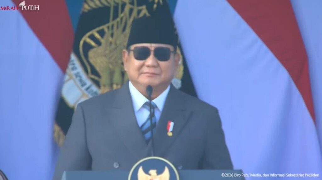 Presiden Prabowo Subianto Pimpin Upacara Hari Bhayangkara ke-80