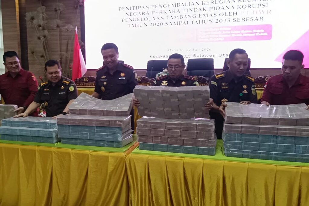 Kejati Sulut Sita Rp15 Miliar Kasus Korupsi Tambang PT HWR