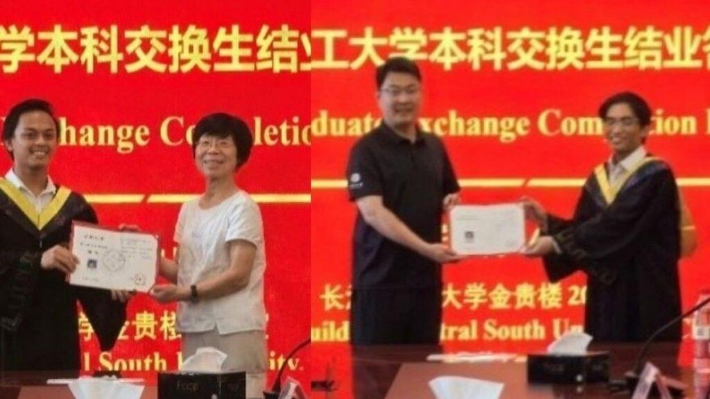 Dua Mahasiswa ITB Selesaikan Sidang Riset Metalurgi di CSU China