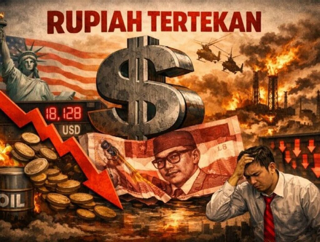 Rupiah Melemahlah ke Kisaran Rp18000 per Dolar AS