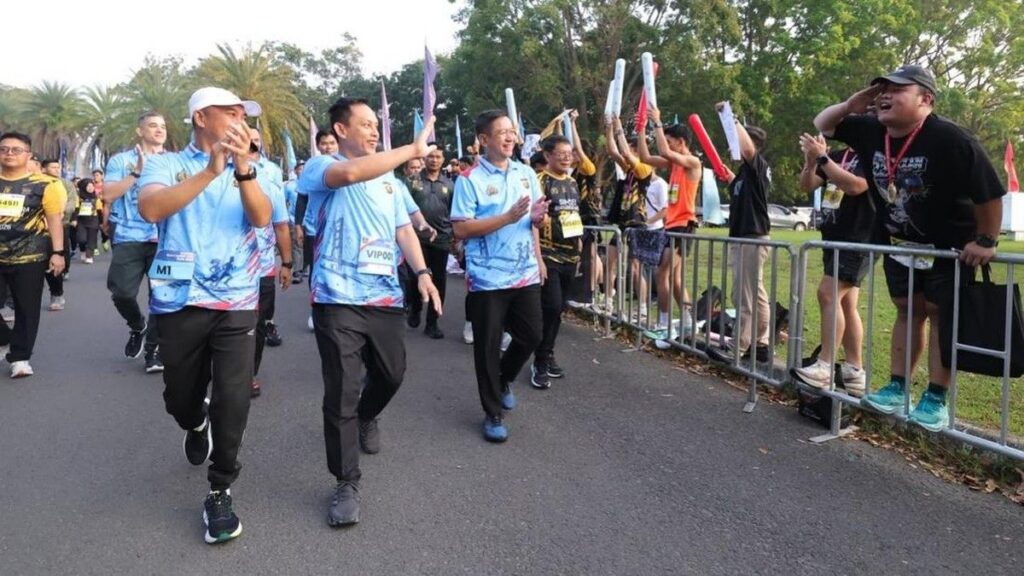 Sinergitas Forkopimda Sumsel Warnai Gelaran Sumsel Bhayangkara Run 2026