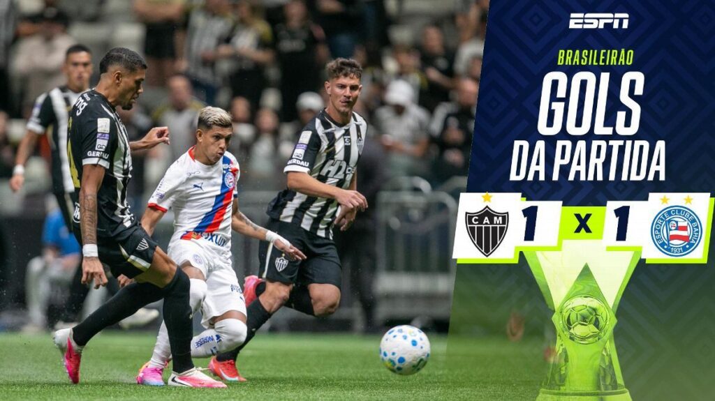 Gol Ademir Gagalkan Kemenangan Atletico MG atas Bahia
