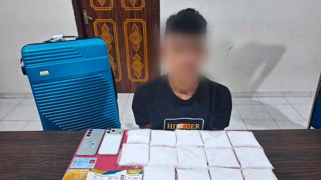 Polda Riau Gagalkan Penyelundupan Dua Kilogram Sabu di Bandara Pekanbaru