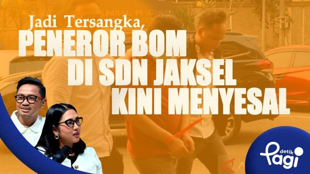 Polisi Tangkap Pelaku Teror Bom SDN Srengseng Sawah 15 Pagi