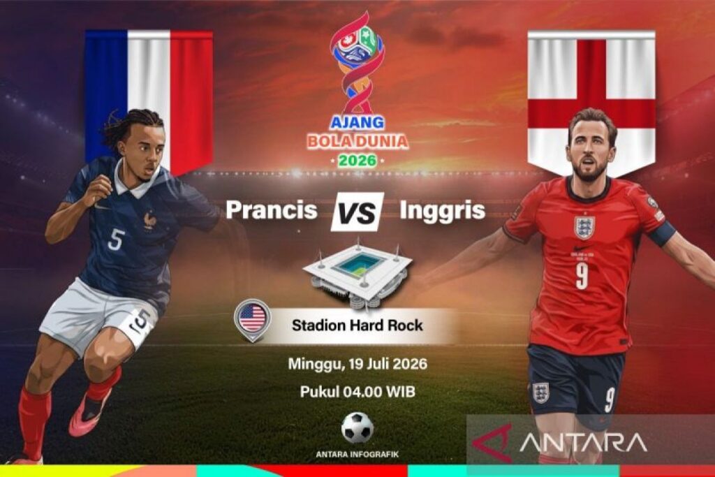 Inggris Incar Medali Perunggu Piala Dunia 2026 Kontra Prancis