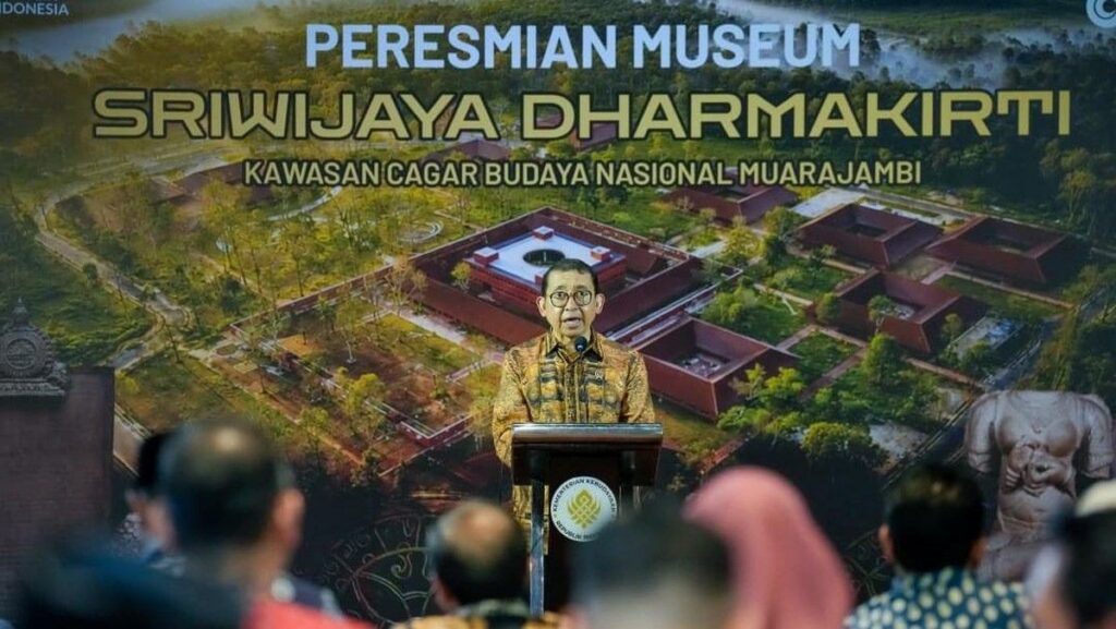 Fadli Zon Resmikan Museum Sriwijaya Dharmakirti di Jambi