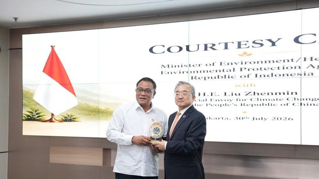 Indonesia dan China Perkuat Kerja Sama Perubahan Iklim dan Perlindungan Lingkungan