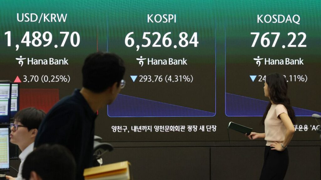 Indeks Kospi Korea Selatan Anjlok Akibat Tekanan Suku Bunga dan AI