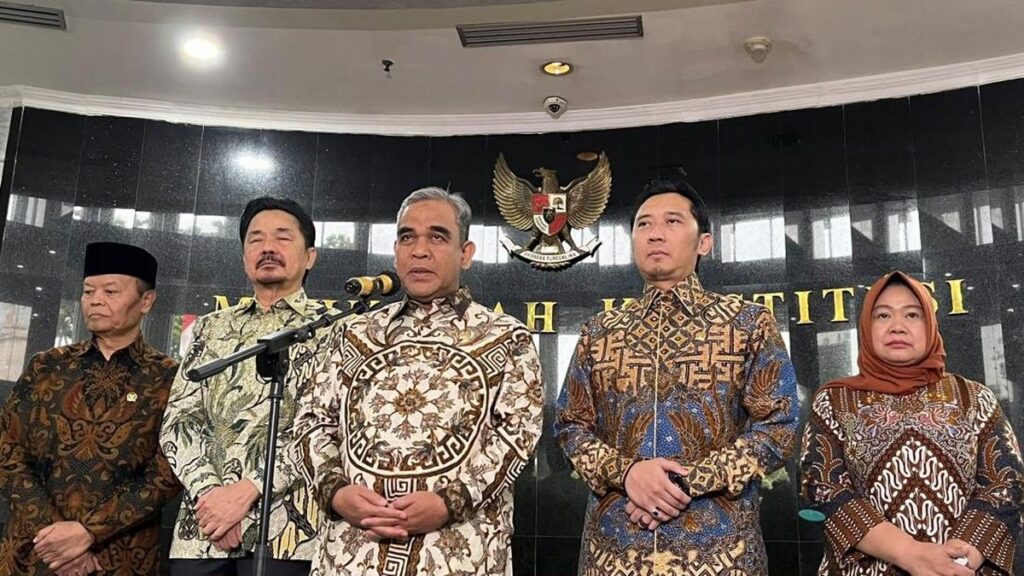 MPR Temui Hakim MK Bahas Koordinasi Menjaga Konstitusi Negara