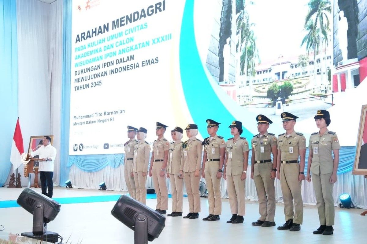 Mendagri Puji Latar Belakang 10 Calon Wisudawan Terbaik IPDN