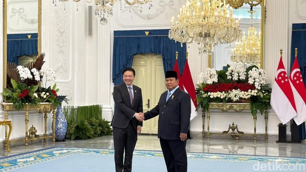 Prabowo Subianto Terima Kunjungan Lawrence Wong Sepakati 26 Kerja Sama