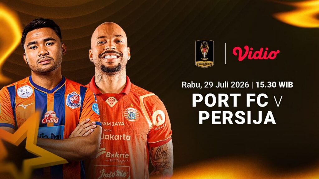 Persija Jakarta Hadapi Port FC di Laga Penentuan Piala Presiden 2026