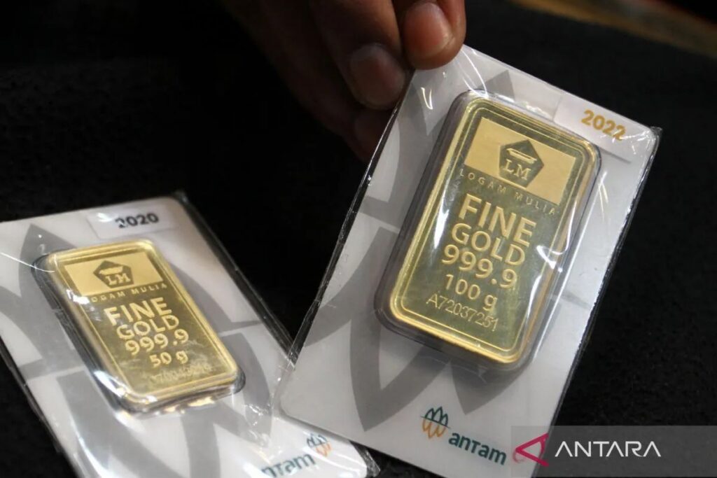 Harga Emas Antam Naik Menjadi Rp2,65 Juta per Gram