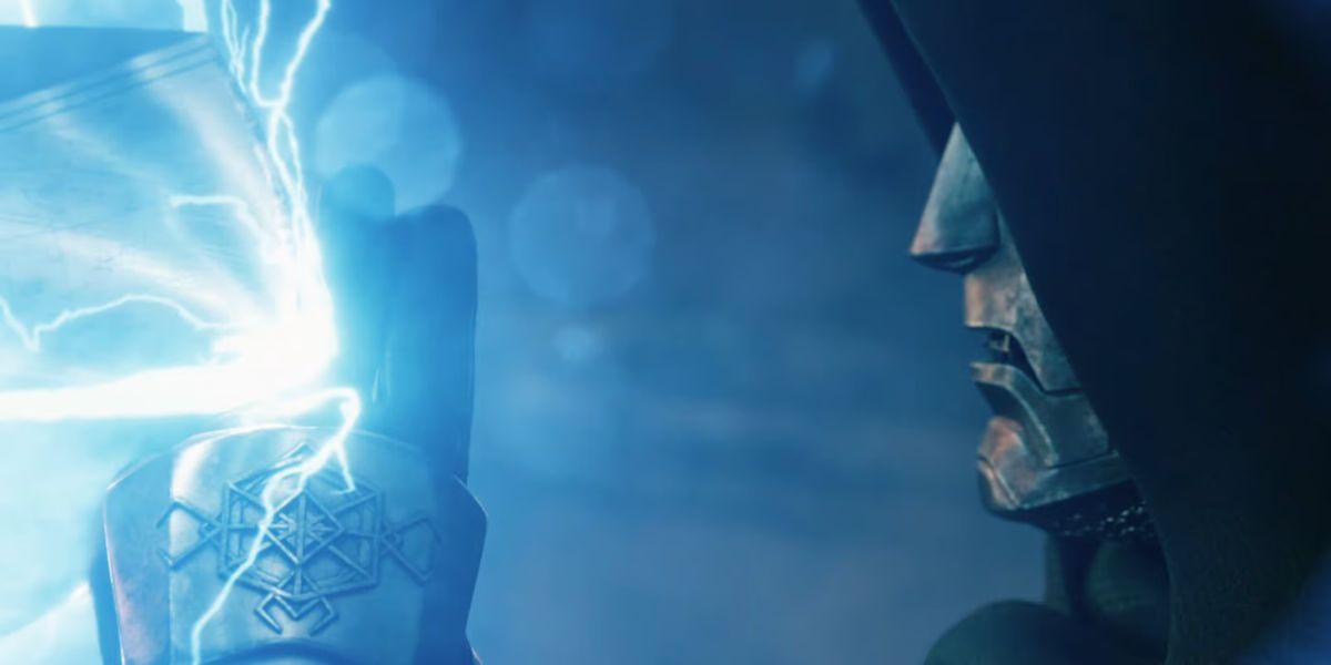 Dokter Doom Hentikan Senjata Stormbreaker Milik Thor Lewat Kekuatan Sihir