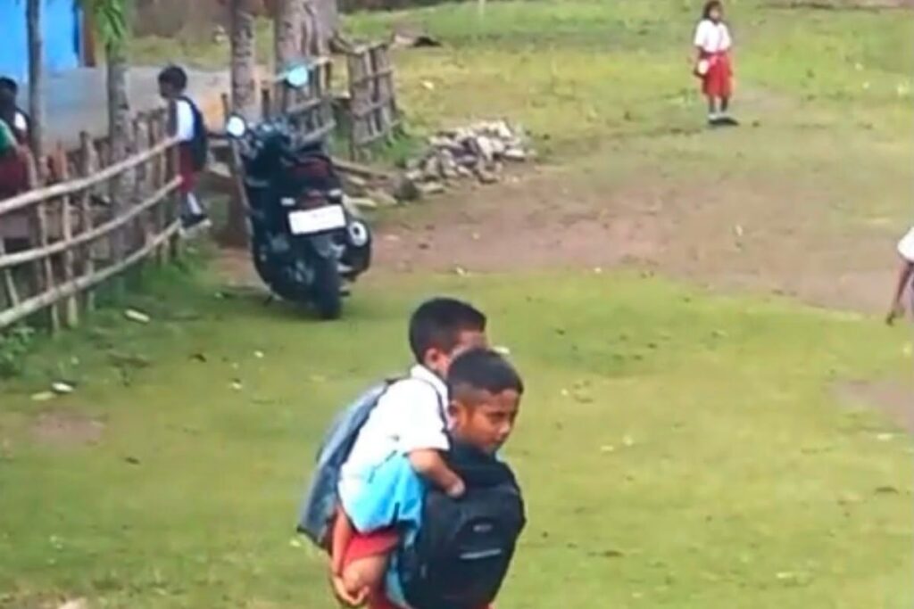 Suster Pengasuh Klarifikasi Video Viral Siswa SD Digendong di Sumba