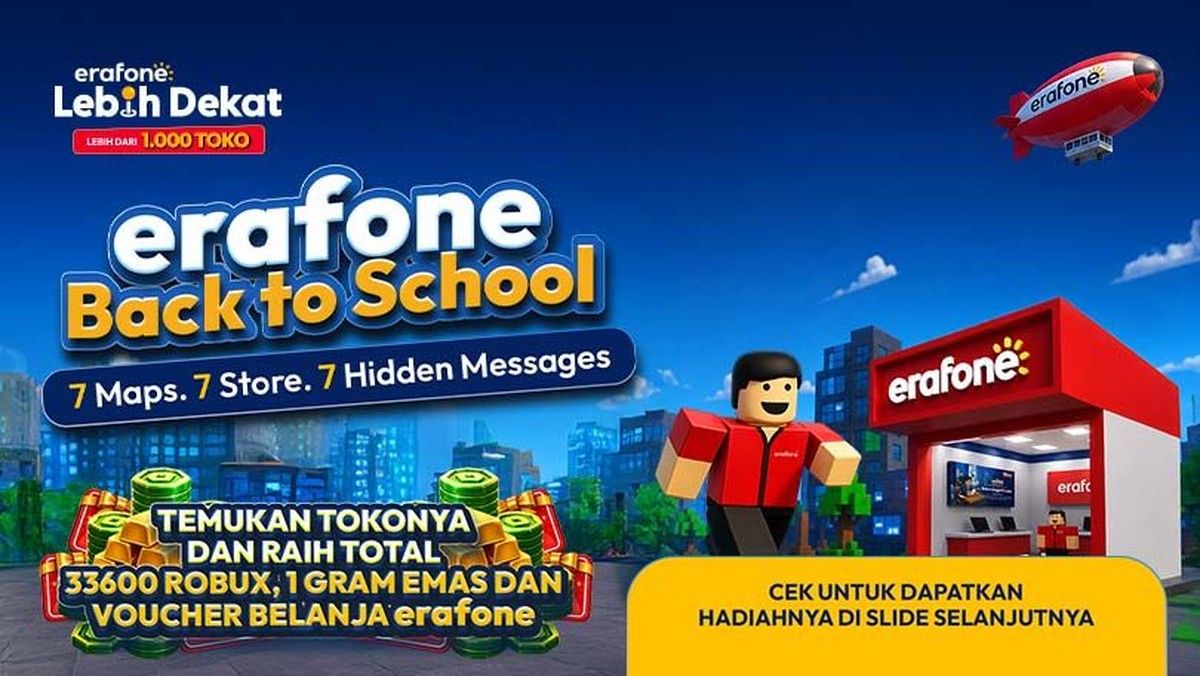 Daftar 7 Lokasi Hidden Store di Erafone Roblox Challenge