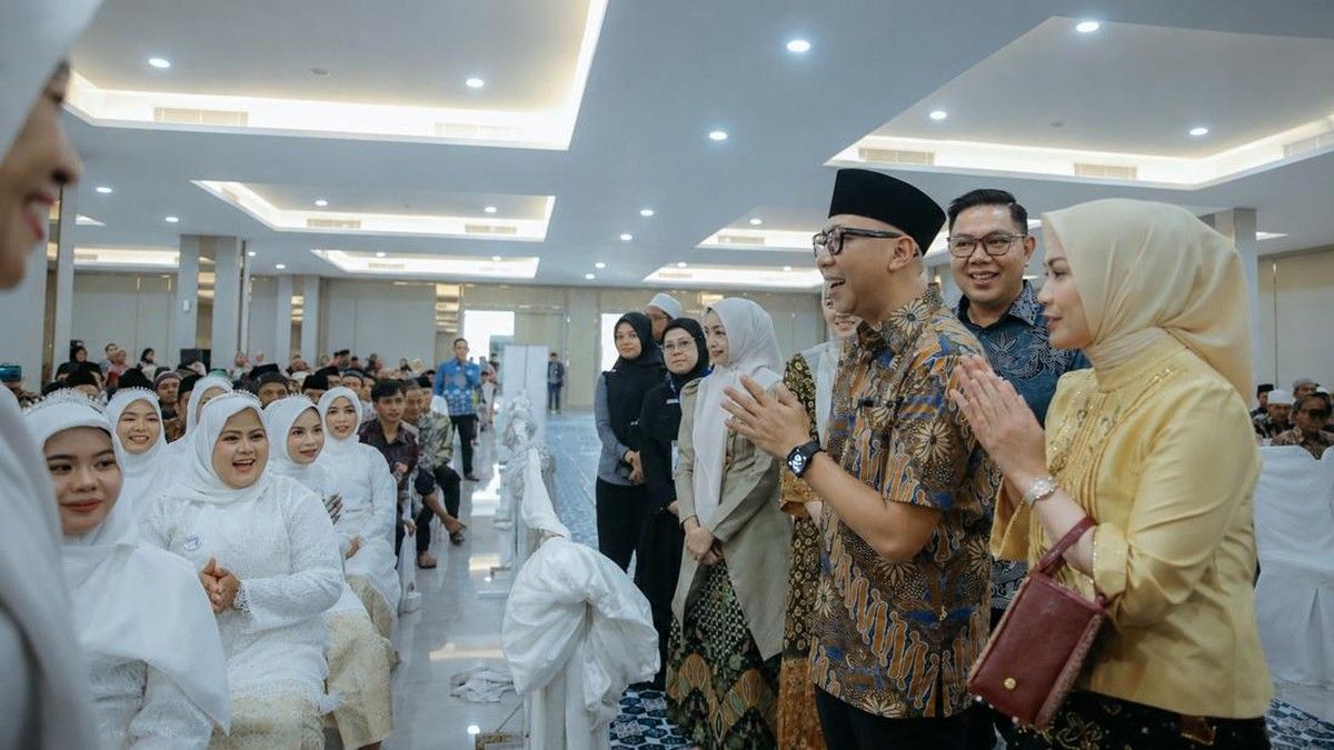 Gubernur Lampung Saksikan Nikah Massal 31 Pasangan Pengantin