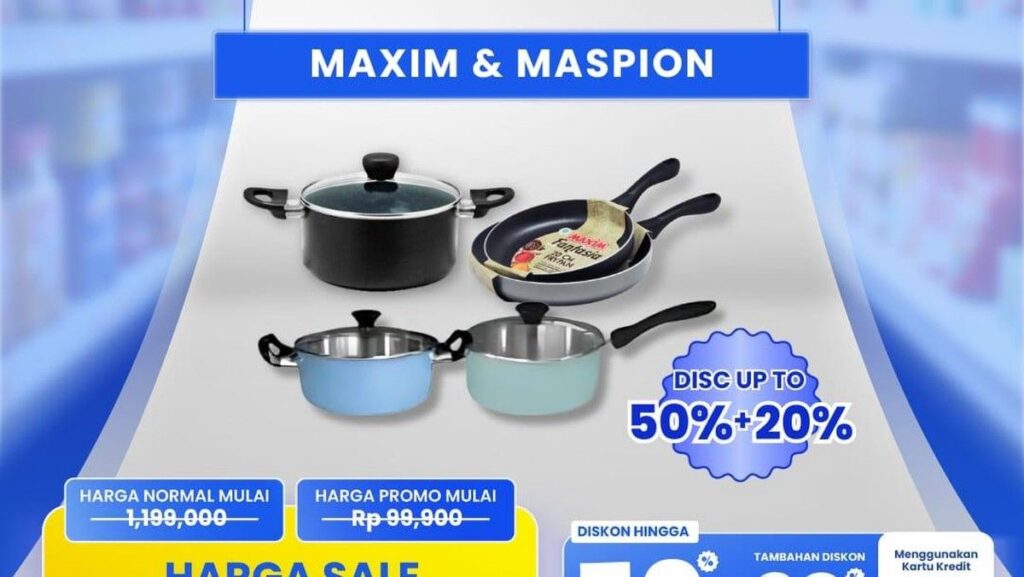 Transmart Gelar Full Day Sale 5 Juli 2026 Berikan Diskon Perlengkapan Masak