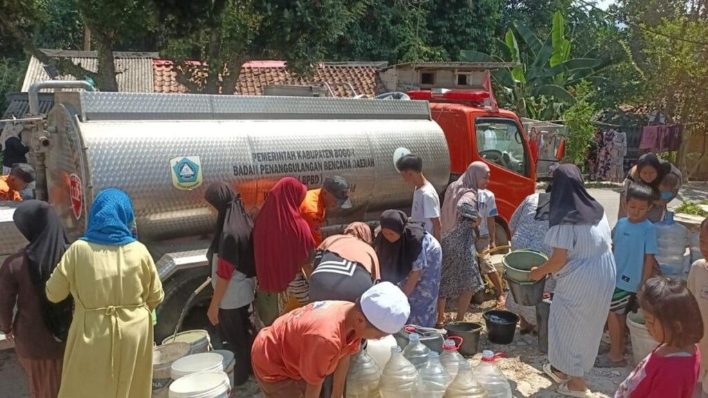 Kekeringan Melanda Sepuluh Kecamatan di Kabupaten Bogor